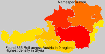 Surname Reif in Austria