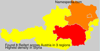 Surname Reifert in Austria