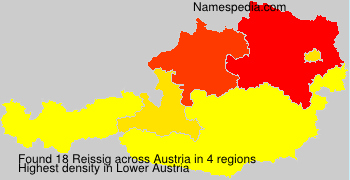 Surname Reissig in Austria