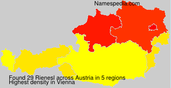 Surname Rienesl in Austria