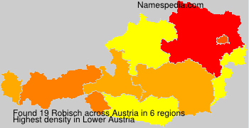 Surname Robisch in Austria
