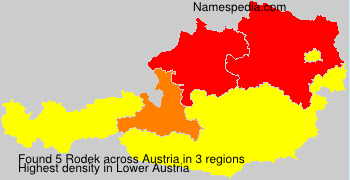 Surname Rodek in Austria