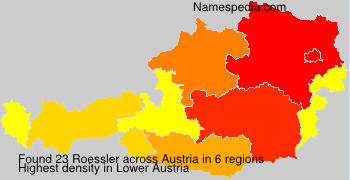 Surname Roessler in Austria