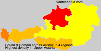 Surname Romani in Austria