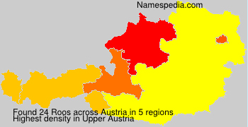 Surname Roos in Austria