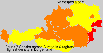 Surname Sascha in Austria