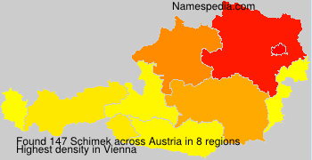 Surname Schimek in Austria