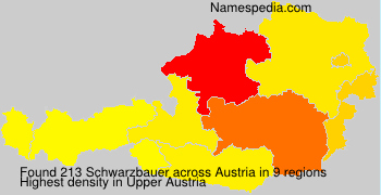 Surname Schwarzbauer in Austria