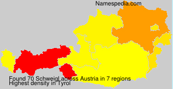 Surname Schweigl in Austria