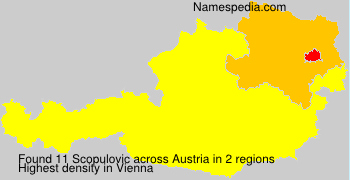 Surname Scopulovic in Austria