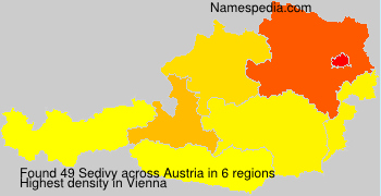 Surname Sedivy in Austria