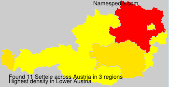 Surname Settele in Austria