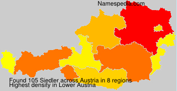 Surname Siedler in Austria
