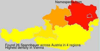 Surname Spannbauer in Austria