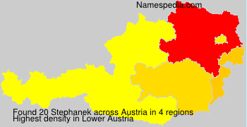 Surname Stephanek in Austria