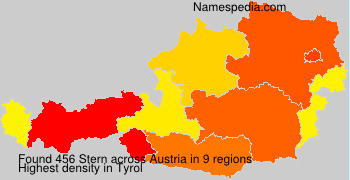 Surname Stern in Austria