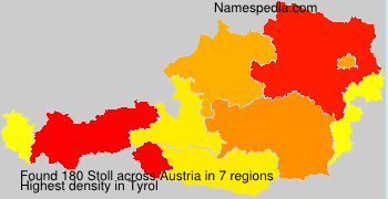 Surname Stoll in Austria