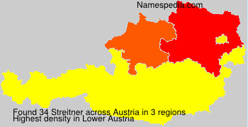 Surname Streitner in Austria