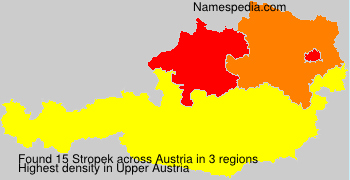 Surname Stropek in Austria
