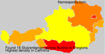 Surname Stutzenberger in Austria