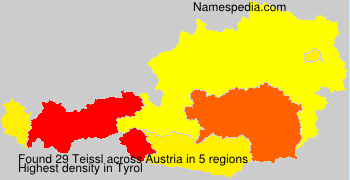 Surname Teissl in Austria
