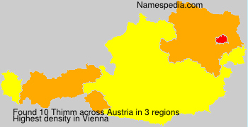 Surname Thimm in Austria
