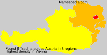 Surname Trachta in Austria