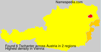 Surname Tschanter in Austria
