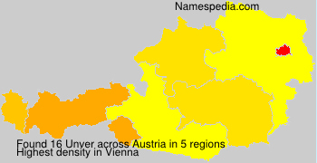 Surname Unver in Austria