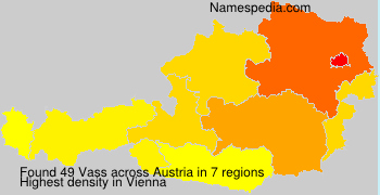 Surname Vass in Austria