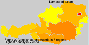 Surname Vrdoljak in Austria