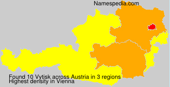 Surname Vytisk in Austria