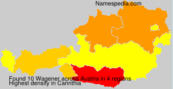 Surname Wagener in Austria