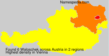 Surname Waloschek in Austria