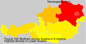 Surname Wolfram in Austria