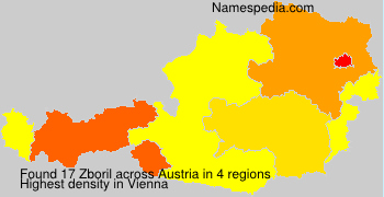 Surname Zboril in Austria