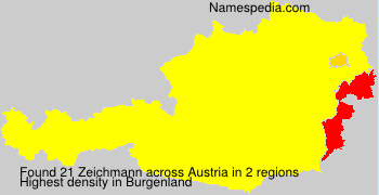 Surname Zeichmann in Austria
