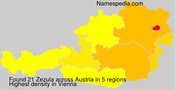 Surname Zezula in Austria
