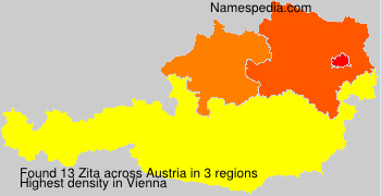 Surname Zita in Austria