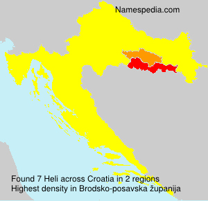 Surname Heli in Croatia