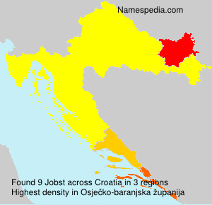 Surname Jobst in Croatia
