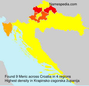 Surname Meric in Croatia