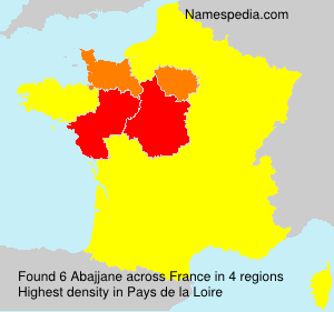 Surname Abajjane in France
