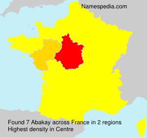 Surname Abakay in France
