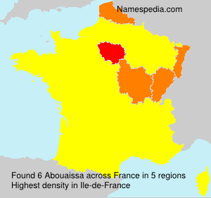 Surname Abouaissa in France