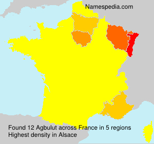 Surname Agbulut in France