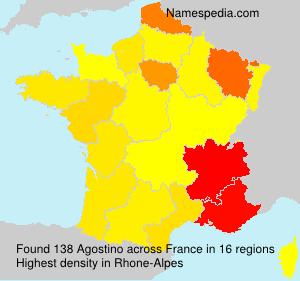 Surname Agostino in France