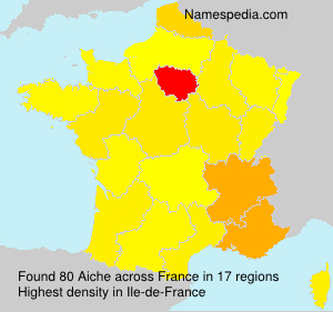 Surname Aiche in France