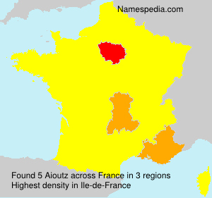 Surname Aioutz in France