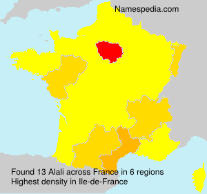 Surname Alali in France